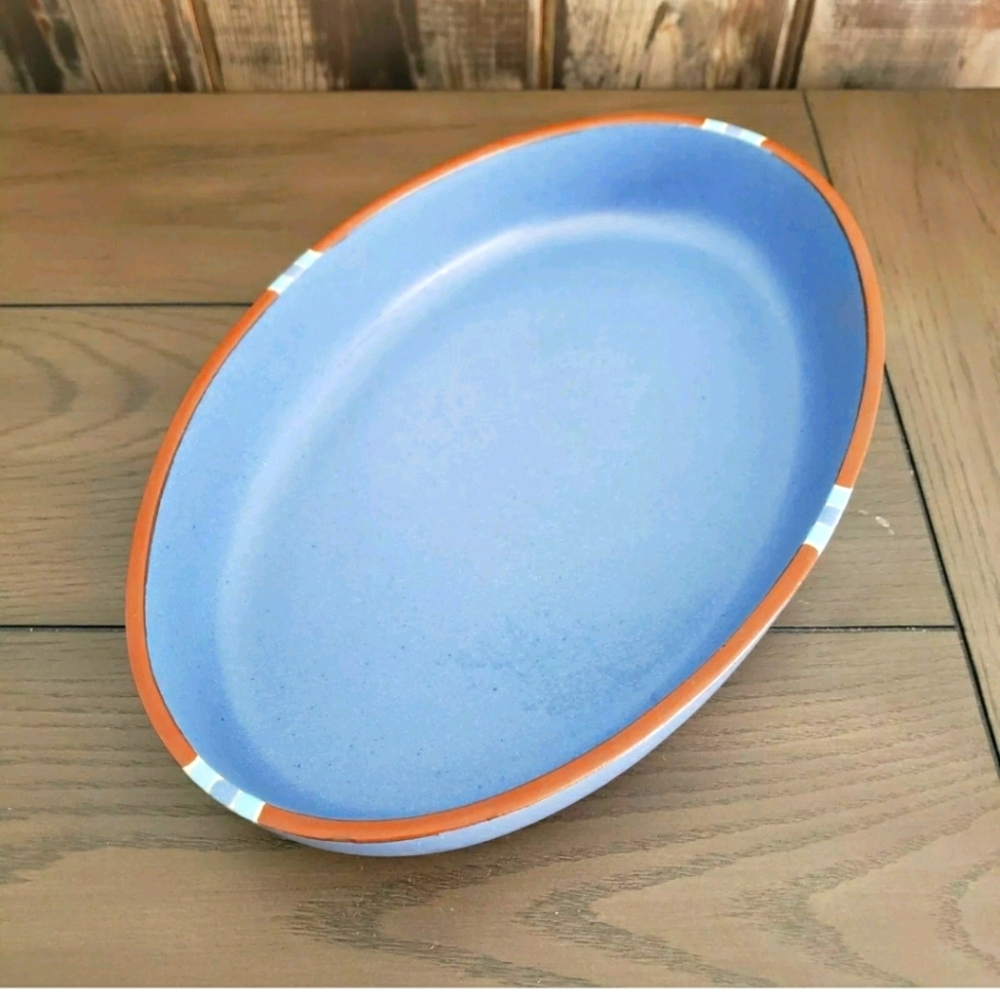 Dansk Mesa Oval Baker Dark Blue